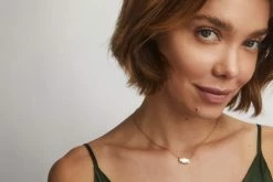 Kendra Scott Elisa 18k Gold Vermeil Pendant Necklace In Ivory Mother-of-Pearl -Demi-Fine Jewelry Shop KS21 FINE 1097