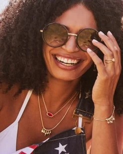 Kendra Scott Ada Star Necklace In Gold -Demi-Fine Jewelry Shop Kendra Scott Ada Star Necklace Gold 00