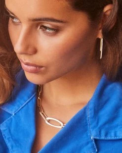 Kendra Scott Adeline Hoop Earrings In Gold -Demi-Fine Jewelry Shop Kendra Scott Adeline Hoop Earrings Gold 00