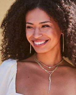 Kendra Scott Annie Y Necklace In Gold -Demi-Fine Jewelry Shop Kendra Scott Annie Y Necklace Gold 00