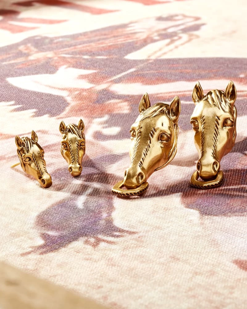 Kendra Scott Beau Stud Earrings In Vintage Gold 3 Kendra Scott Beau Stud Earrings In Vintage Gold - Image 3