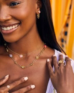 Kendra Scott Brielle Band Ring In Gold -Demi-Fine Jewelry Shop Kendra Scott Brielle Band Ring Gold 00 1