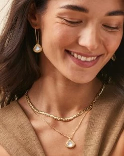 Kendra Scott Brielle Chain Necklace In Gold -Demi-Fine Jewelry Shop Kendra Scott Brielle Chain Necklace Gold 00