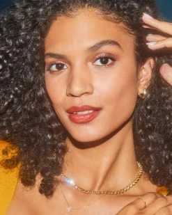 Kendra Scott Carmen Gold Tennis Necklace In White Crystal -Demi-Fine Jewelry Shop Kendra Scott Carmen Tennis Necklace White Crystal Gold 01