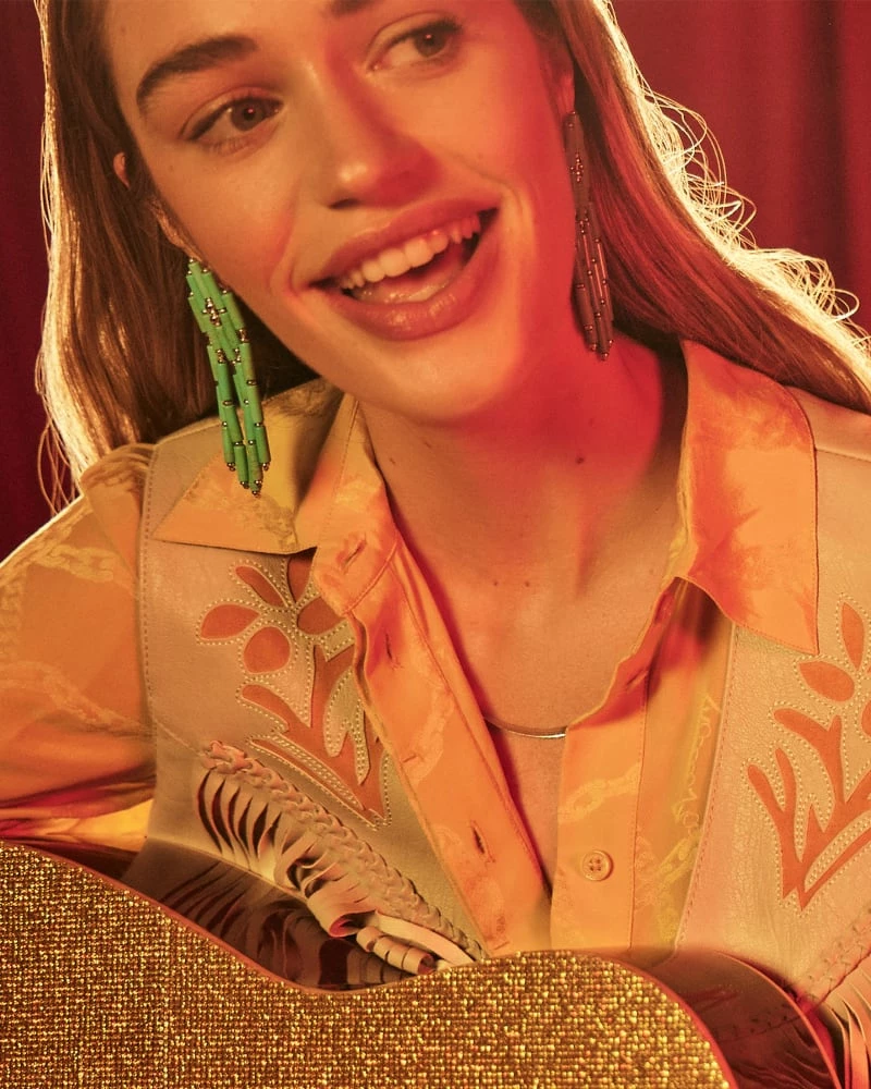 Kendra Scott Kassie Chain Necklace In Vintage Silver 2 Kendra Scott Kassie Chain Necklace In Vintage Silver - Image 2