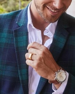 Kendra Scott Evans Stainless Steel 44mm Chronograph Watch In Ivory 10 Kendra Scott Evans Stainless Steel 44mm Chronograph Watch In Ivory -Demi-Fine Jewelry Shop Kendra Scott Evans 44m Chronograph Watch Eggshell Luggage Leather Stainless Steel 02