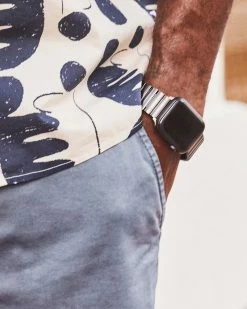 Kendra Scott Hudson Watch Band In Gunmetal Stainless Steel -Demi-Fine Jewelry Shop Kendra Scott Hudson Apple Band Watch Gunmetal 00