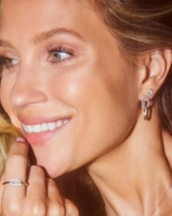 Kendra Scott Elisa 14k Yellow Gold Interlocking Band Ring In White Diamond -Demi-Fine Jewelry Shop Kendra Scott Interlocking Elisa Band Ring Yellow Gold 00