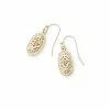 Kendra Scott Lee Drop Earrings In Gold Filigree