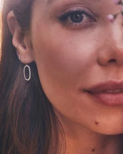 Kendra Scott Lee 14k Yellow Gold Open Frame Earrings In White Diamond 6 Kendra Scott Lee 14k Yellow Gold Open Frame Earrings In White Diamond -Demi-Fine Jewelry Shop Kendra Scott Lee Open Frame Earring Yellow Gold 01