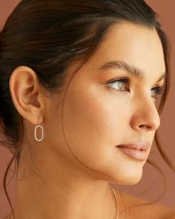 Kendra Scott Lee 14k Yellow Gold Open Frame Earrings In White Diamond 7 Kendra Scott Lee 14k Yellow Gold Open Frame Earrings In White Diamond -Demi-Fine Jewelry Shop Kendra Scott Lee Open Frame Earrings 14k Yellow Gold 00