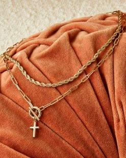 Kendra Scott Olivia Chain Necklace In Gold -Demi-Fine Jewelry Shop Kendra Scott Olivia Chain Necklace Gold 03