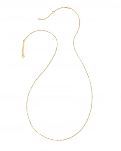 Kendra Scott 18 Inch Single Satellite Chain Necklace In Mixed Metal -Demi-Fine Jewelry Shop kendra scott 22 inch single satellite chain necklace two tone 01