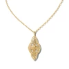 Kendra Scott Abbie Long Pendant Necklace In Gold