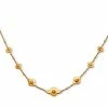 Kendra Scott Abbie Strand Necklace In Vintage Gold