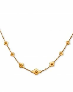 Kendra Scott Abbie Strand Necklace In Vintage Gold