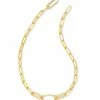Kendra Scott Adeline Chain Necklace In Gold
