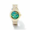 Kendra Scott Alex Two Tone Stainless Steel 35mm Watch In Abalone