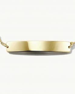 Kendra Scott Allison Delicate Bracelet In 18k Yellow Gold Vermeil -Demi-Fine Jewelry Shop kendra scott allison delicate bracelet 18k gold vermeil EngraveCrop Front