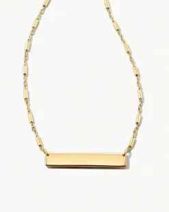 Kendra Scott Allison Pendant Necklace In 18k Yellow Gold Vermeil