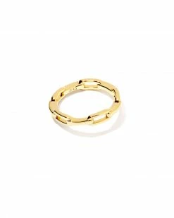 Kendra Scott Andi Band Ring In Gold