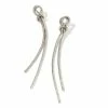 Kendra Scott Annie Linear Earrings In Silver