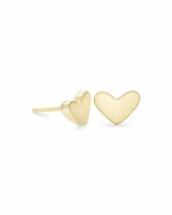 Kendra Scott Ari Heart Stud Earrings In 18k Gold Vermeil 5 Kendra Scott Ari Heart Stud Earrings In 18k Gold Vermeil -Demi-Fine Jewelry Shop kendra scott ari earring gold 01 lg