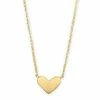 Kendra Scott Ari Heart Pendant Necklace In 18k Gold Vermeil