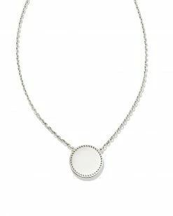 Kendra Scott Aubree Pendant Necklace In Sterling Silver -Demi-Fine Jewelry Shop kendra scott aubree pendant necklace sterling silver 00