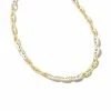 Kendra Scott Bailey Gold Chain Necklace In White Mix