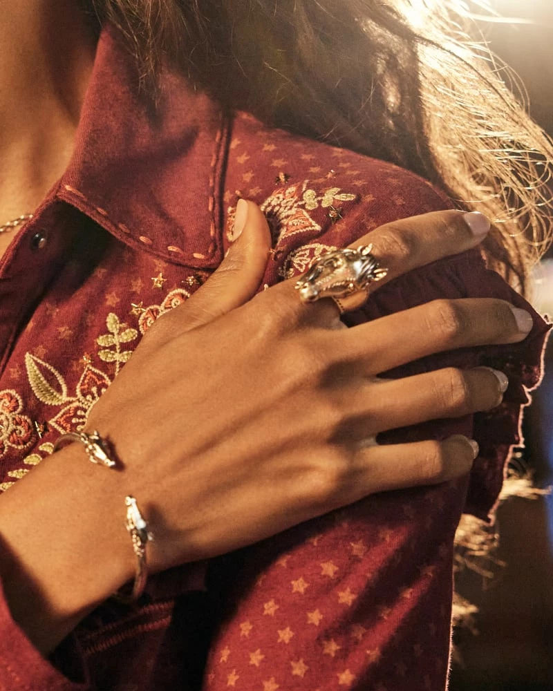 Kendra Scott Beau Cocktail Ring In Vintage Silver 3 Kendra Scott Beau Cocktail Ring In Vintage Silver - Image 3