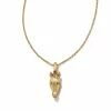Kendra Scott Beau Horse Pendant Necklace In Vintage Gold