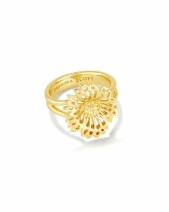 Kendra Scott Brielle Band Ring In Gold