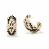 Kendra Scott Britt Gold Hoop Earrings In Neutral Mix