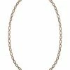 Kendra Scott 32 Inch Chain Link Necklace In Vintage Gold