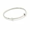 Kendra Scott Charm Bangle Bracelet In Sterling Silver