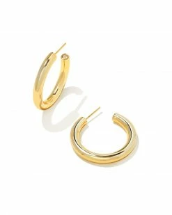 Kendra Scott Colette Hoop Earrings In Gold