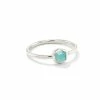 Kendra Scott Davie Sterling Silver Band Ring In Aquamarine