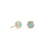 Kendra Scott Davie 18k Gold Vermeil Stud Earrings In Aquamarine