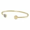 Kendra Scott Davis 18k Gold Vermeil Cuff Bracelet In White Diamond