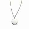 Kendra Scott Davis Locket Charm Necklace In Sterling Silver