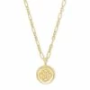 Kendra Scott Dira Coin Pendant In Gold