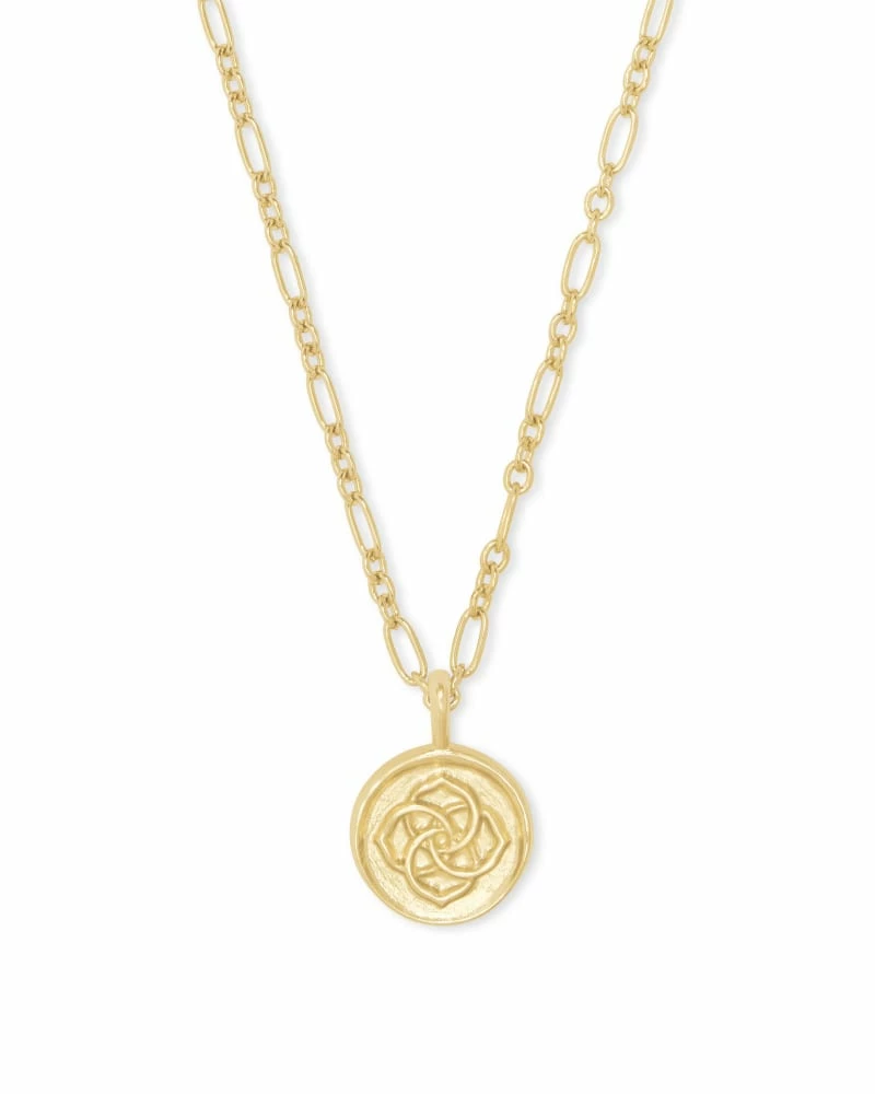 Kendra Scott Dira Coin Pendant In Gold 1 Kendra Scott Dira Coin Pendant In Gold