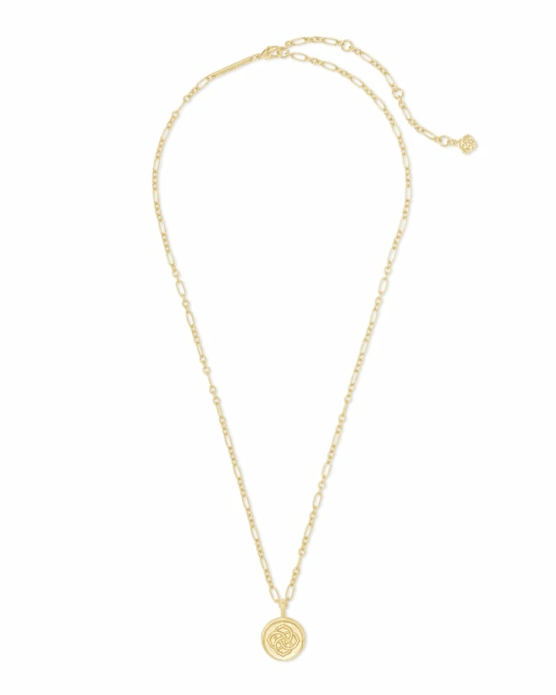 Kendra Scott Dira Coin Pendant In Gold 4 Kendra Scott Dira Coin Pendant In Gold - Image 4