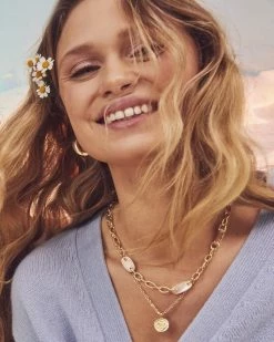 Kendra Scott Dira Coin Pendant In Gold 6 Kendra Scott Dira Coin Pendant In Gold -Demi-Fine Jewelry Shop kendra scott dira coin pendant necklace gold 1