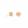 Kendra Scott Dira Coin Stud Earrings In Rose Gold