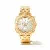 Kendra Scott 20th Anniversary Dira Gold Diamond 38mm Watch In Ivory Mother-of-Pearl