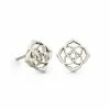 Kendra Scott Dira Stud Earrings In Sterling Silver