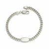 Kendra Scott Elaina Curb Chain Bracelet In Sterling Silver