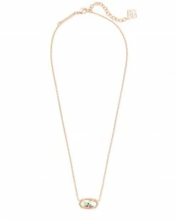 Kendra Scott Elisa Rose Gold Pendant Necklace In Dichroic Glass 5 Kendra Scott Elisa Rose Gold Pendant Necklace In Dichroic Glass -Demi-Fine Jewelry Shop kendra scott elisa necklace rose gold dichroic 01 lg